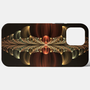 Fantasie Bouw Glanzende Abstracte Fractal Art iPhone 13 Pro Max Hoesje