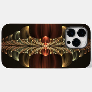 Fantasie Bouw Glanzende Abstracte Fractal Art Case-Mate iPhone 14 Pro Max Hoesje