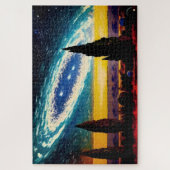 Fantasie Buitenruimte Kosmisch Ballet Landschap Legpuzzel (Verticaal)