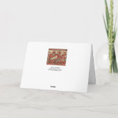 FANTASIE DIEREN, PAARDEN, BOSLANDschap Rood Groen  Kaart (Achterkant)