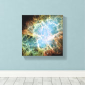 Fantasie en ruimte canvas afdruk (Insitu (Houten vloer))