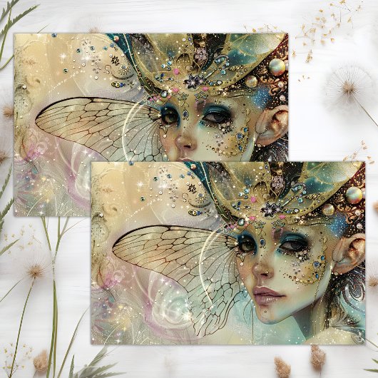 FANTASIE FEE DECOUPAGE TISSUEPAPIER