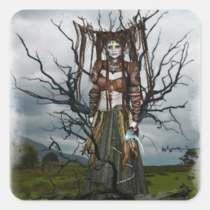 fantasie fee heks stickers