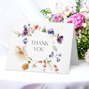 Fantasie Florale Élégant Merci