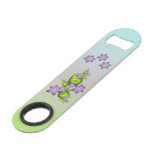 Fantasie Florale Fleurs Lilas Formes Vertes Fracta (Dos Angle)