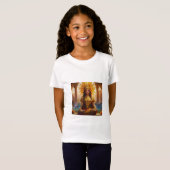 Fantasie Gouden Prinses T-shirt (Voorkant volledig)