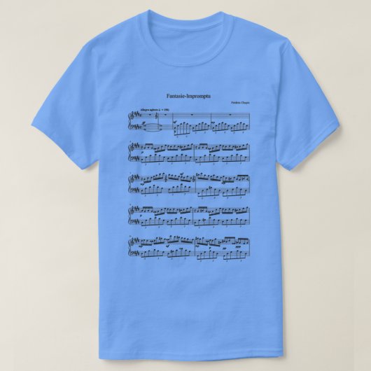 Fantasie Impromptu T-shirt (Design voorkant)