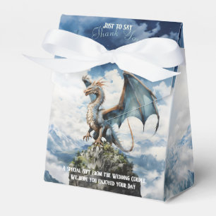 Fantasie Keltische Viking Dragon Wedding Favor Box Bedankdoosjes