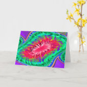 Fantasie kunst segment kaart (Gele Bloem)