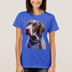 Fantasie Leuke Duitse kortharige pointer T-shirt