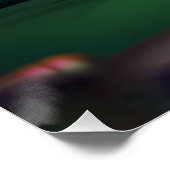 Fantasie Leuke Kat Spelen Snooker Perfect Poster (Hoek)