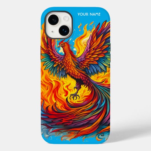 Fantasie Leuke Rising Phoenix Flames Case-Mate iPhone Case (Achterkant)