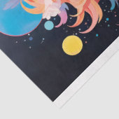 Fantasie Maan Meisje 3 Decoupage Papier (Detail)