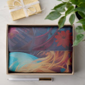 Fantasie Maan Meisje 4 Decoupage Papier (Geschenk)