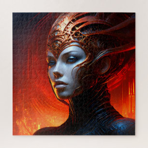 Fantasie magische kunst vrouw legpuzzel