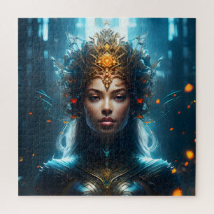 Fantasie magische kunst vrouw legpuzzel