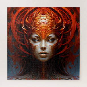 Fantasie magische kunst vrouw legpuzzel