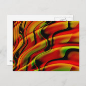 Fantasie met rood briefkaart (Voorkant / Achterkant)