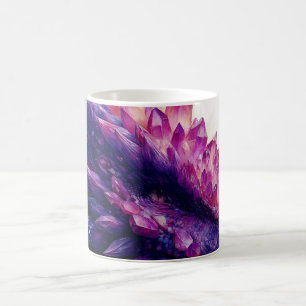 Fantasie Mystieke Amethist Crystal Dragon Beast Koffiemok