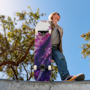 Fantasie Mystieke Amethist Crystal Dragon Beast Skateboard