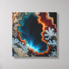 Fantasie Pluim Agaat Canvas Print