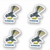 Fantasie Risograph Sticker (Voorkant)