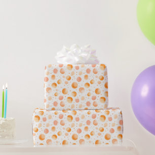 Fantasie Roze Stippen Verjaardag Cadeaupapier