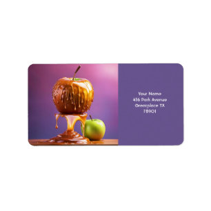 Fantasie Schattige Vivid Apple Caramel Syrup Etiket