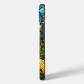 Fantasie Schattige Vivid Glas in lood Vrouw Case-Mate iPhone Case (Achterkant / Links)