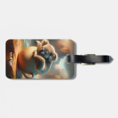 Fantasie Schattigee Koala Tea Cup Bagagelabel (Achterkant horizontaal)