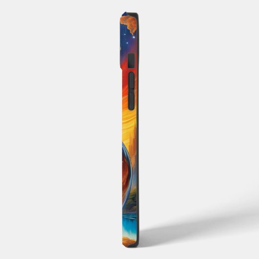 Fantasie Schattigee levendige flessenbrandruimte Case-Mate iPhone Case (Achterkant / Links)