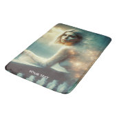 Fantasie Schattigee nacht meisje verdriet Badmat (Gekanteld)