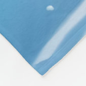 Fantasie Schattigee sneeuw luipaard hardlopen Fleece Deken (Hoek)