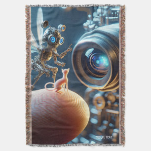 Fantasie Schattigee Vliegrobot Vinger Deken