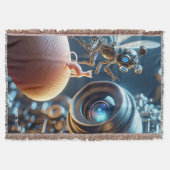 Fantasie Schattigee Vliegrobot Vinger Deken (Voorkant)