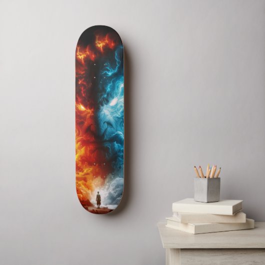 Fantasie Skateboard (Muurkunst)