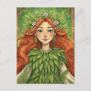 Fantasie, Sprookje, Elf, Mavka, Sprookje Briefkaar Briefkaart