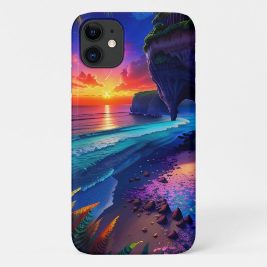 Fantasie Tropisch Strand Vier Case-Mate iPhone Case (Achterkant)