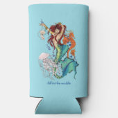 Fantasie Zeemeermin Blauwgroen Staart (Achterkant)