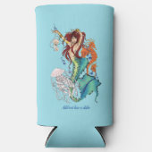 Fantasie Zeemeermin Blauwgroen Staart (Voorkant)