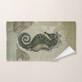 fantasie zeepaardje bad handdoek (Handdoek)