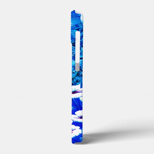 Fantasiebos met bloemen en vogels Case-Mate iPhone case (Achterkant / Links)