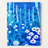 Fantasiebos met bloemen en vogels planner (Achterkant)