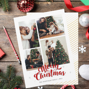 Fantasienaam voor kerst feestdagenkaart