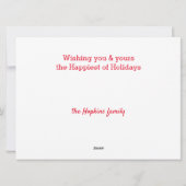 Fantasienaam voor kerst feestdagenkaart (Achterkant)