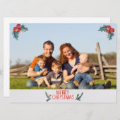 Fantasienaam voor kerst feestdagenkaart (Voorkant / Achterkant)