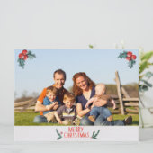 Fantasienaam voor kerst feestdagenkaart (Staand voorkant)