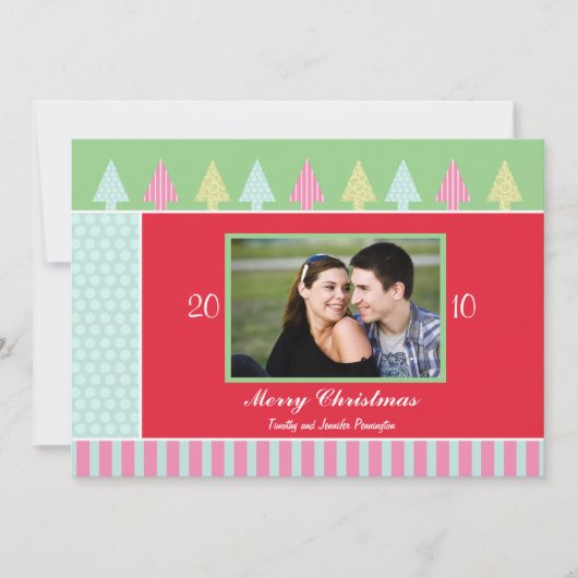 Fantasienaam voor kerstfeestdagen feestdagenkaart (Voorkant)