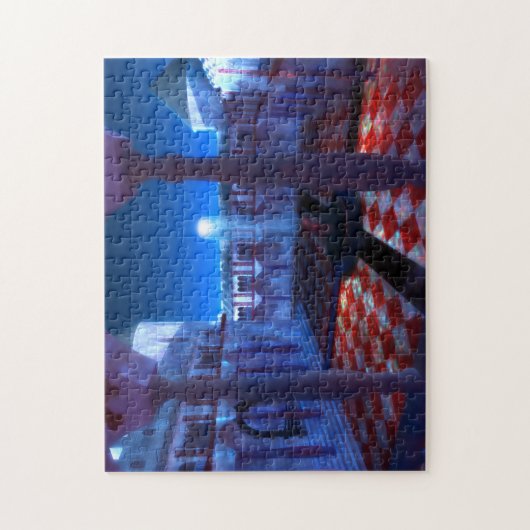 Fantasieprogramma's: Courtyard van het Palace Puzz Legpuzzel (Verticaal)