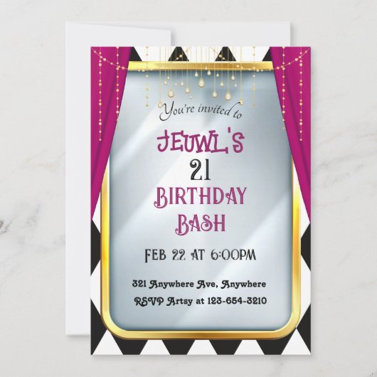 Fantasiespiegel Kaart (Voorkant)